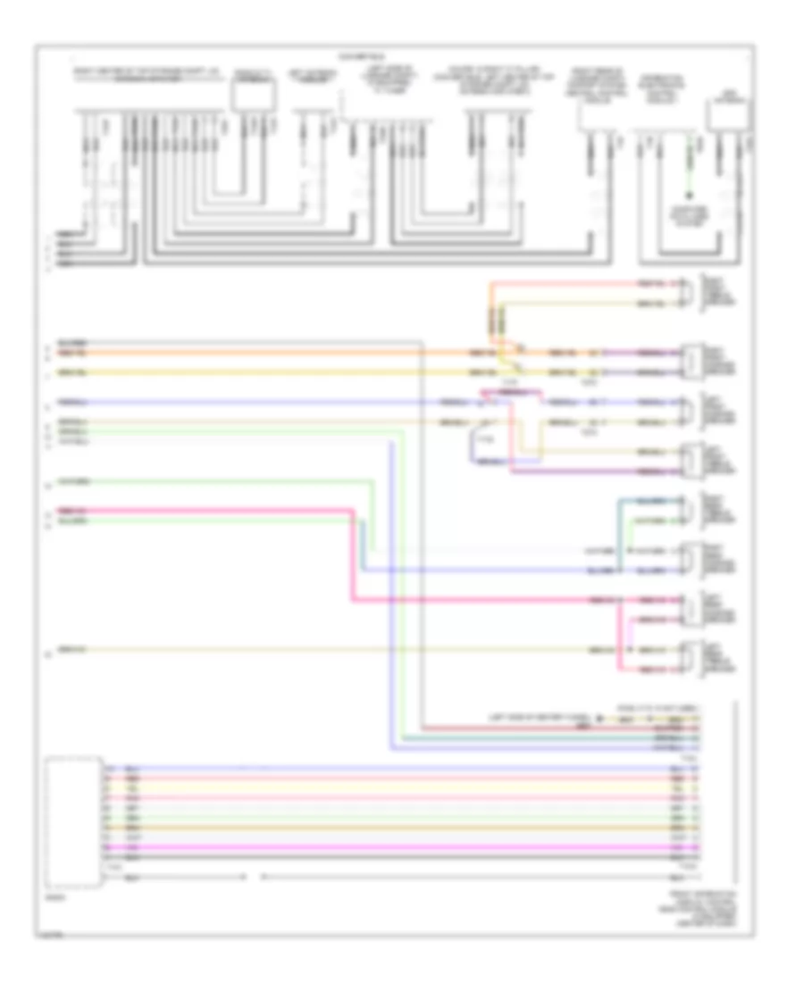 Navigation Wiring Diagram Basic Infotainment 2 of 2 for Audi S5 Premium Plus 2014