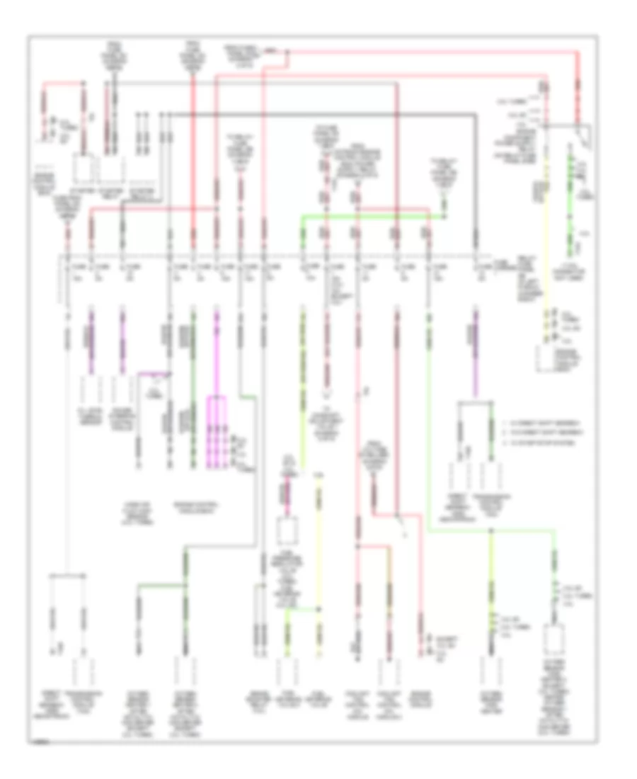 Power Distribution Wiring Diagram 5 of 9 for Audi S5 Premium Plus 2014