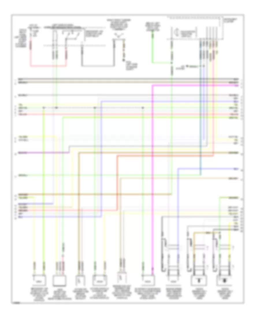 2.8L, Engine Performance Wiring Diagram (2 of 3) for Audi A6 2000