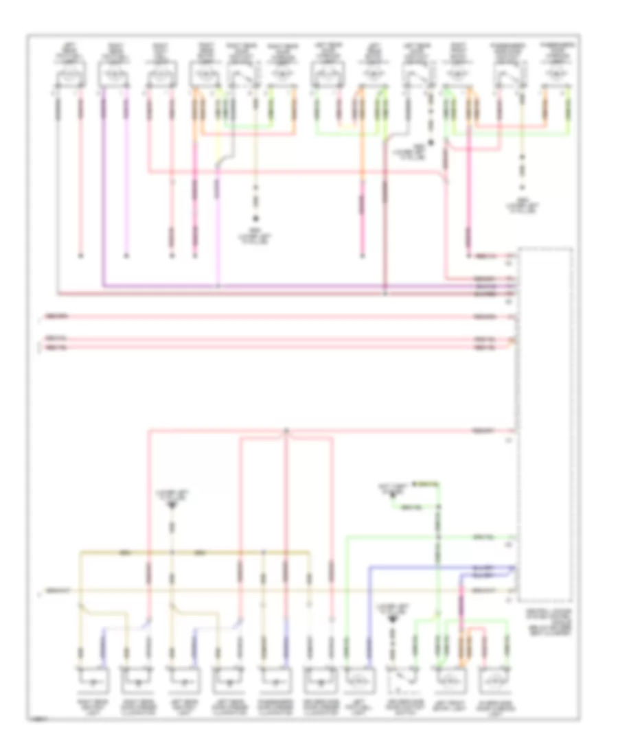 Interior Lights Wiring Diagram 3 of 3 for Audi A6 2000