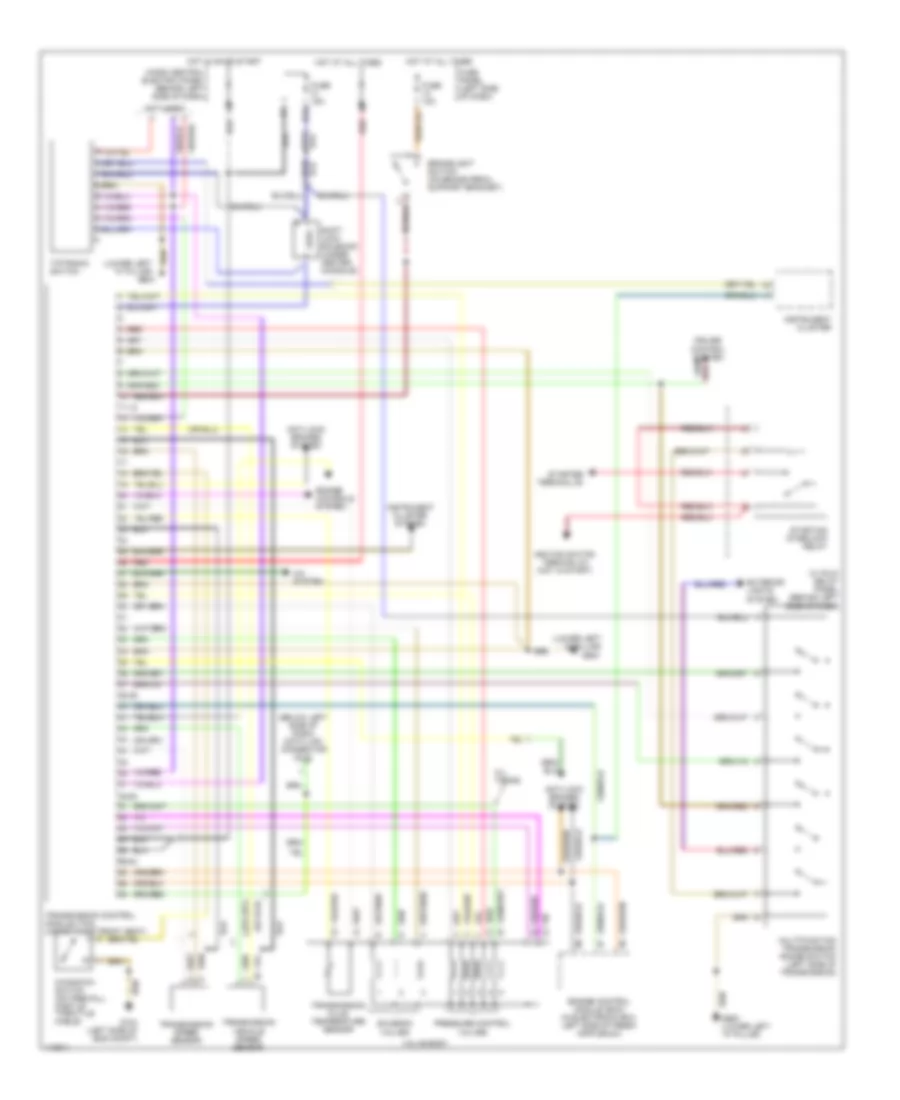 A T Wiring Diagram for Audi A6 2000