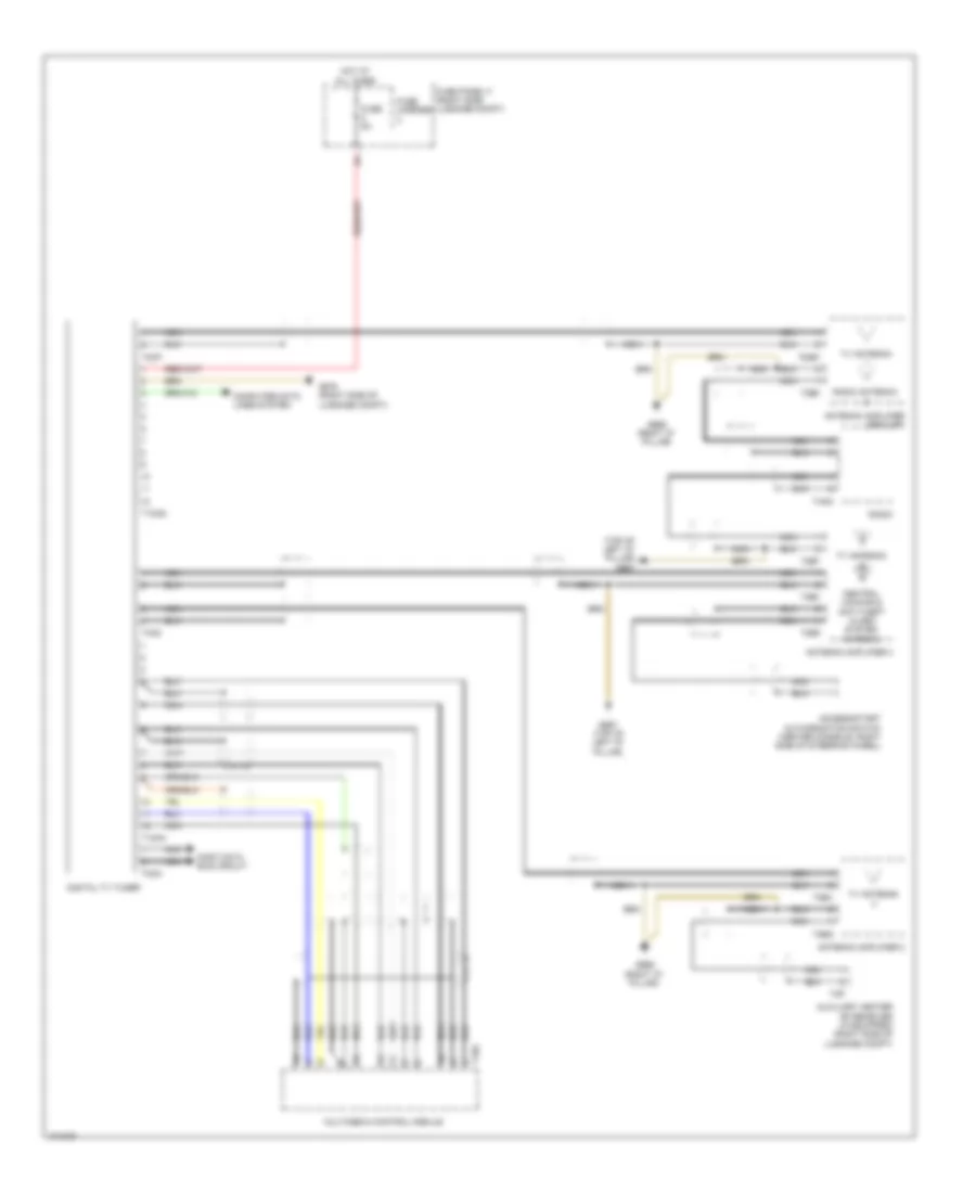 TV Tuner Wiring Diagram for Audi Q7 Prestige 2013