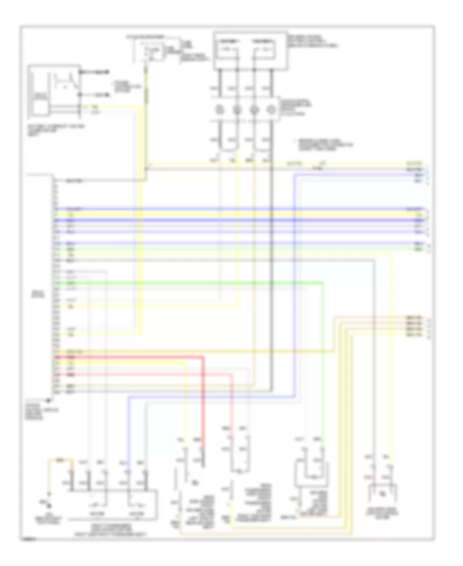 Supplemental Restraints Wiring Diagram 1 of 3 for Audi Q7 Prestige 2013