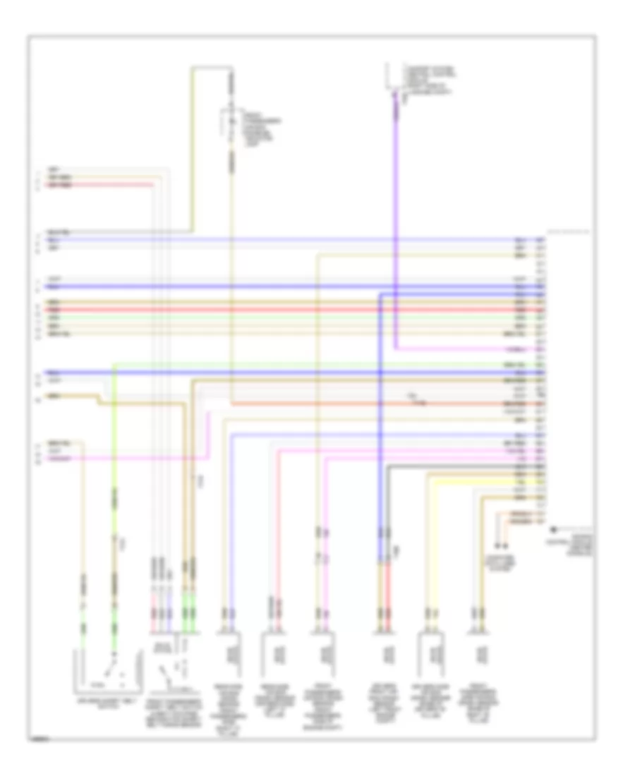 Supplemental Restraints Wiring Diagram 3 of 3 for Audi Q7 Prestige 2013