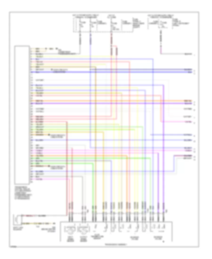 Transmission Wiring Diagram 1 of 3 for Audi Q7 Prestige 2013