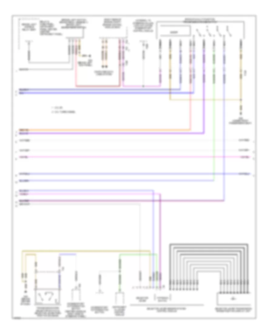 Transmission Wiring Diagram 2 of 3 for Audi Q7 Prestige 2013