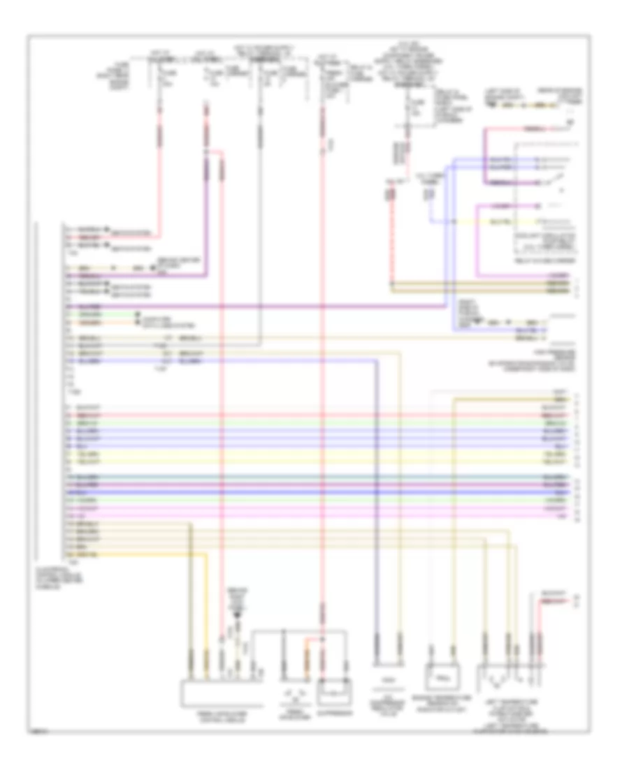 Automatic AC Wiring Diagram, Basic (1 of 2) for Audi Q7 Prestige 2013