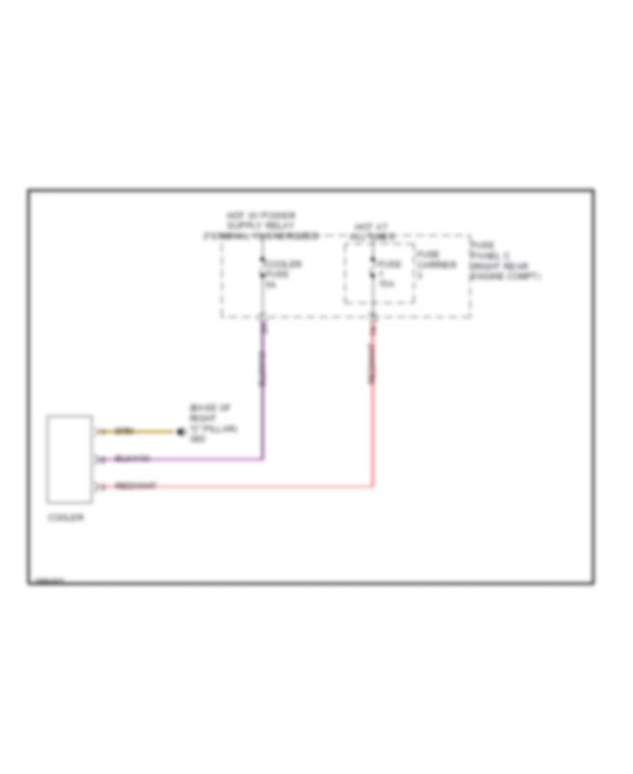 Cool Box Wiring Diagram for Audi Q7 Prestige 2013