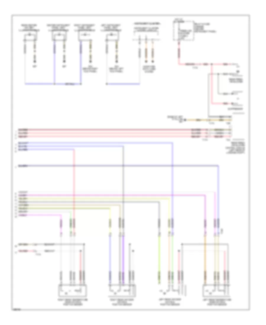 Rear A C Wiring Diagram 2 of 2 for Audi Q7 Prestige 2013