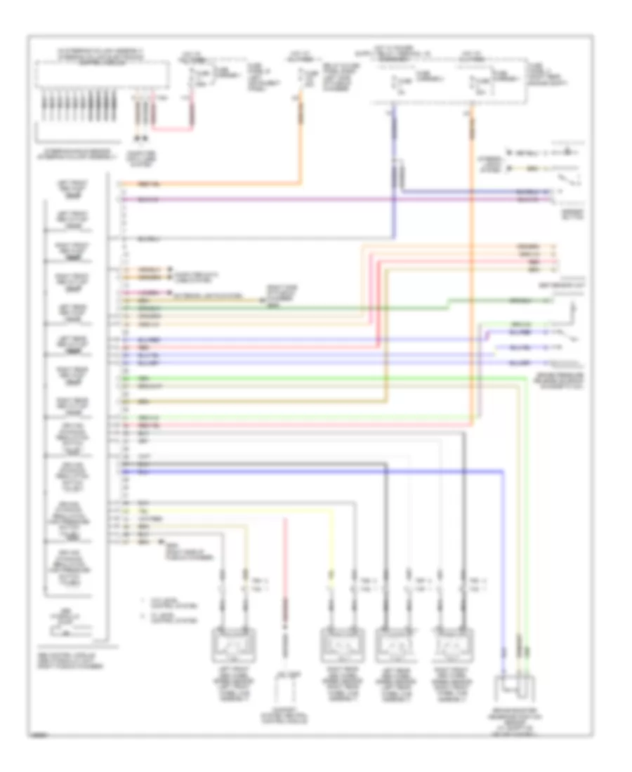 Anti lock Brakes Wiring Diagram for Audi Q7 Prestige 2013