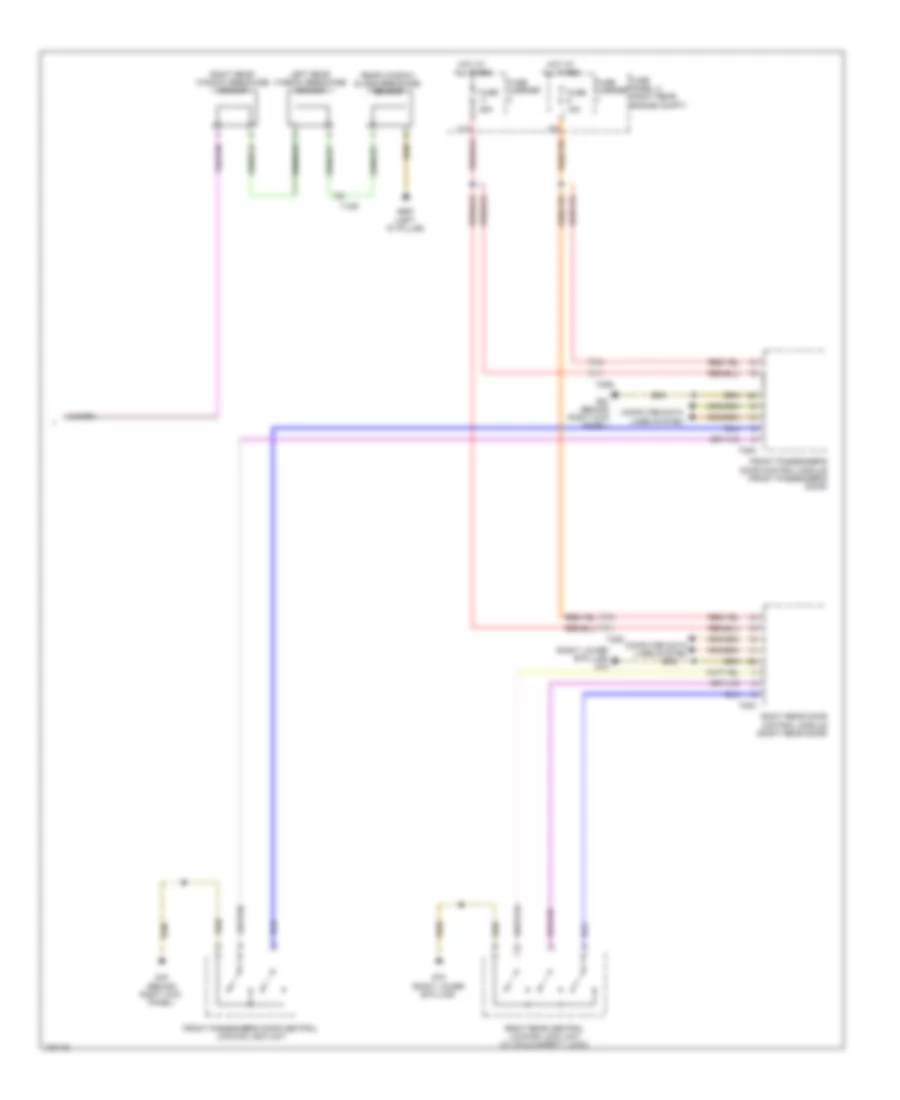 Anti theft Wiring Diagram 2 of 2 for Audi Q7 Prestige 2013