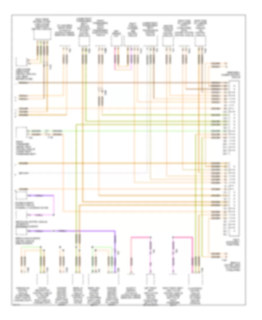 Computer Data Lines Wiring Diagram 3 of 3 for Audi Q7 Prestige 2013