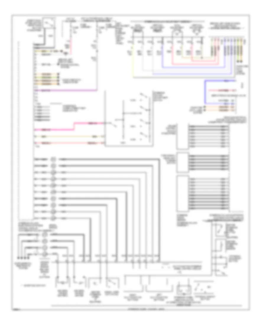 Electronic Power Steering Wiring Diagram for Audi Q7 Prestige 2013