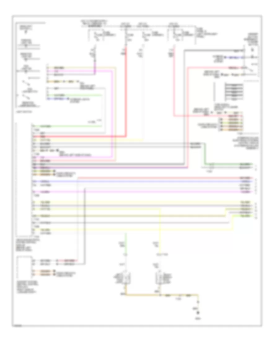 Headlights Wiring Diagram with Bi Xenon with Cornering Headlights 1 of 3 for Audi Q7 Prestige 2013