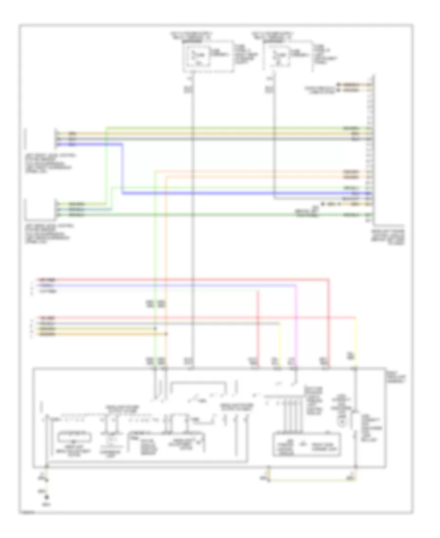 Headlights Wiring Diagram with Bi Xenon with Cornering Headlights 3 of 3 for Audi Q7 Prestige 2013