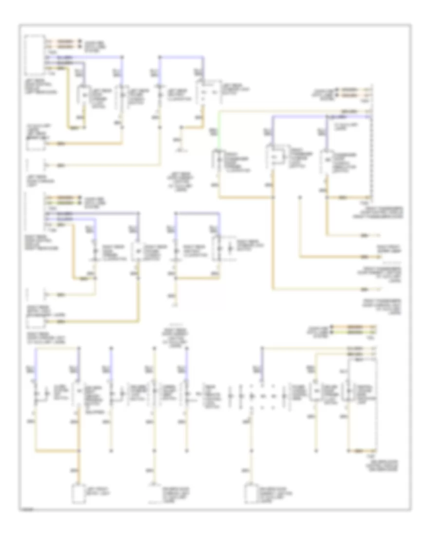 Instrument Illumination Wiring Diagram 2 of 2 for Audi Q7 Prestige 2013