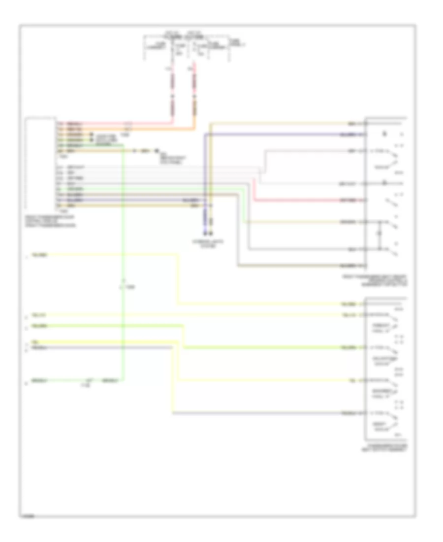 Front Passenger s Memory Seat Wiring Diagram 2 of 2 for Audi Q7 Prestige 2013