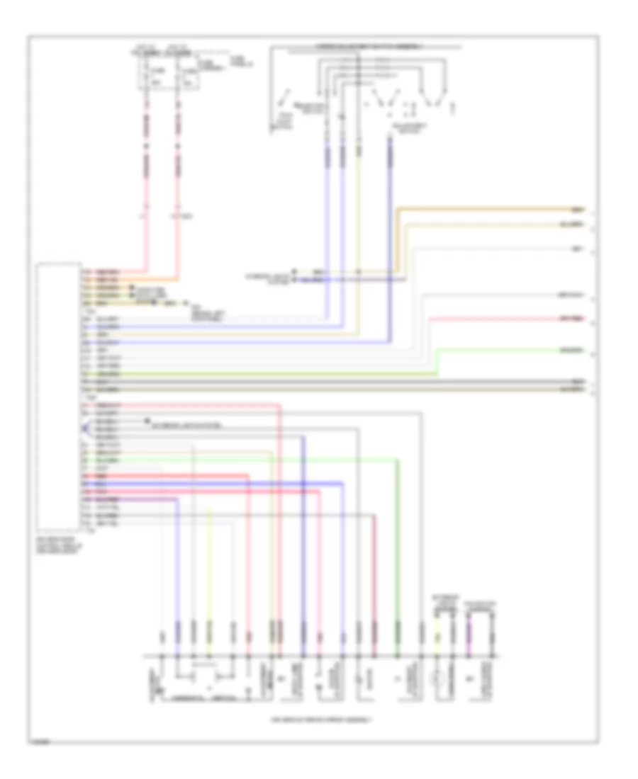 Memory Mirrors Wiring Diagram 1 of 2 for Audi Q7 Prestige 2013