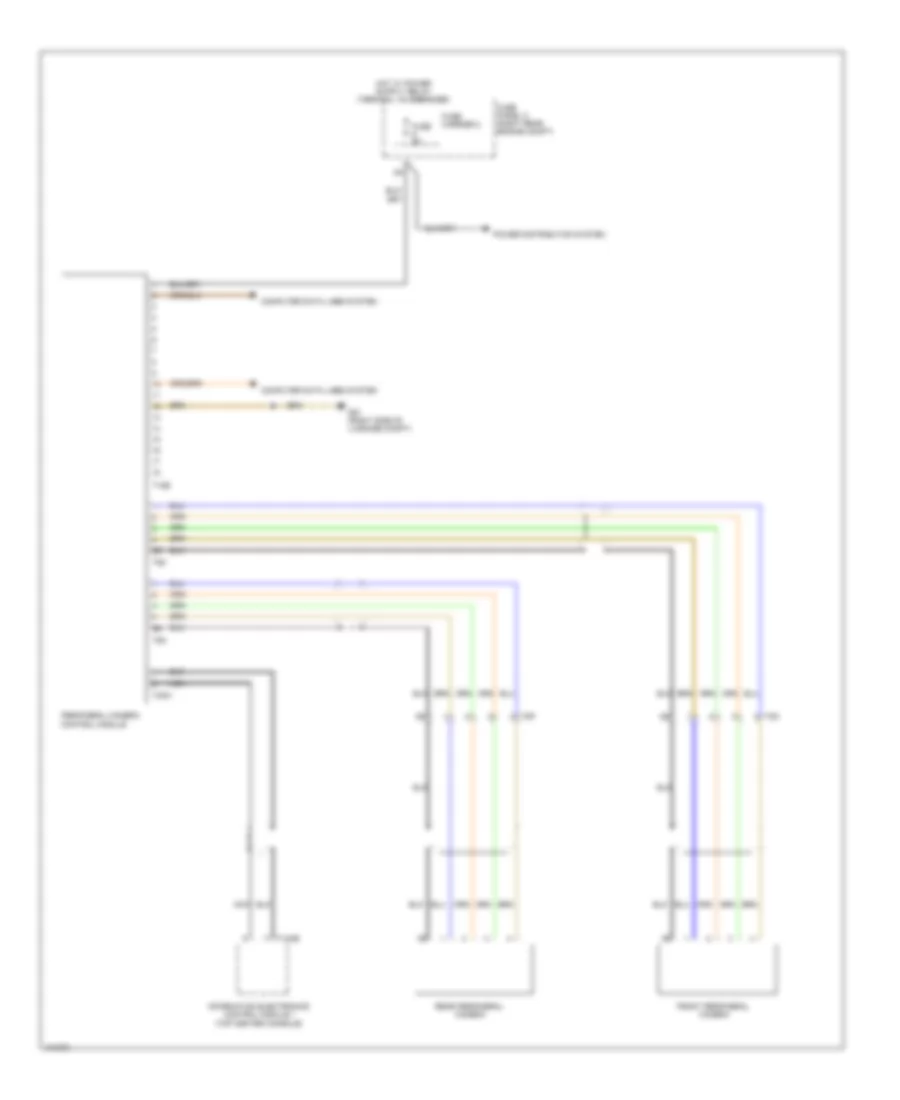 Peripheral Camera Wiring Diagram for Audi Q7 Prestige 2013