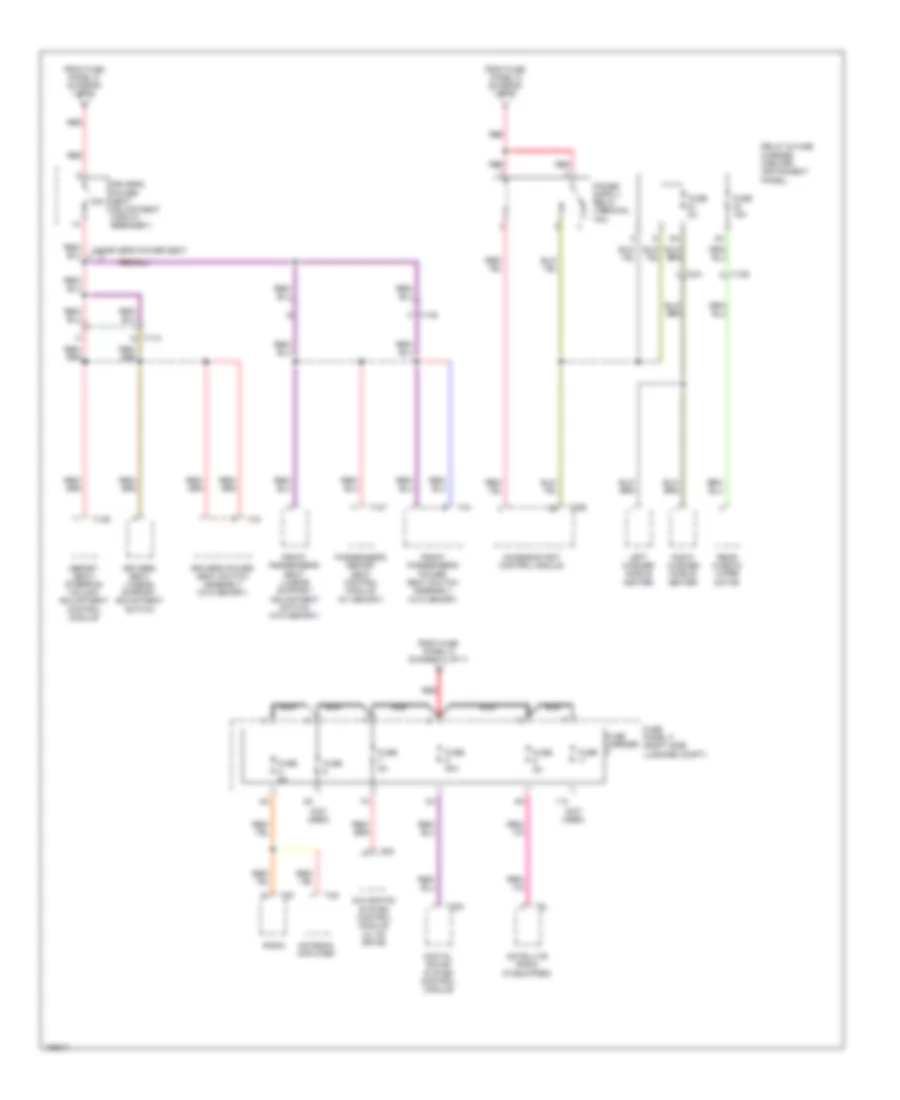 3 0L SC Power Distribution Wiring Diagram 7 of 7 for Audi Q7 Prestige 2013