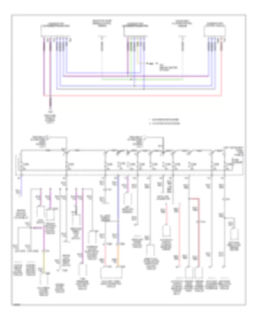 3 0L Turbo Diesel Power Distribution Wiring Diagram 2 of 7 for Audi Q7 Prestige 2013