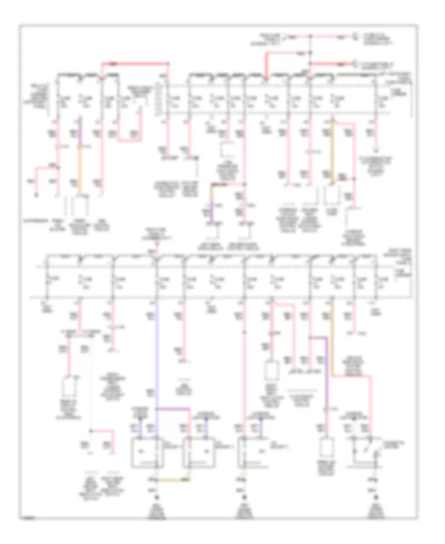 3 0L Turbo Diesel Power Distribution Wiring Diagram 3 of 7 for Audi Q7 Prestige 2013