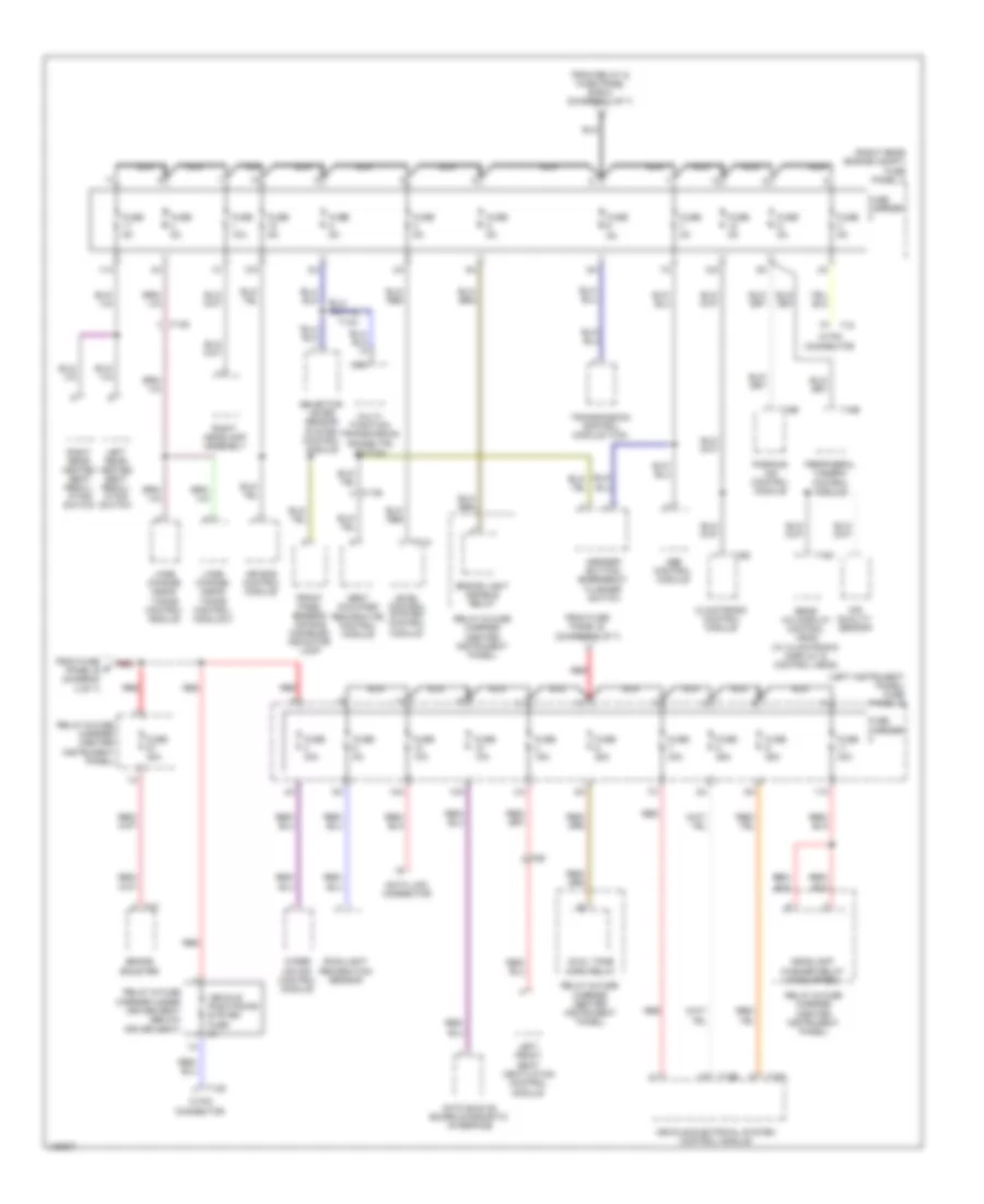 3 0L Turbo Diesel Power Distribution Wiring Diagram 4 of 7 for Audi Q7 Prestige 2013