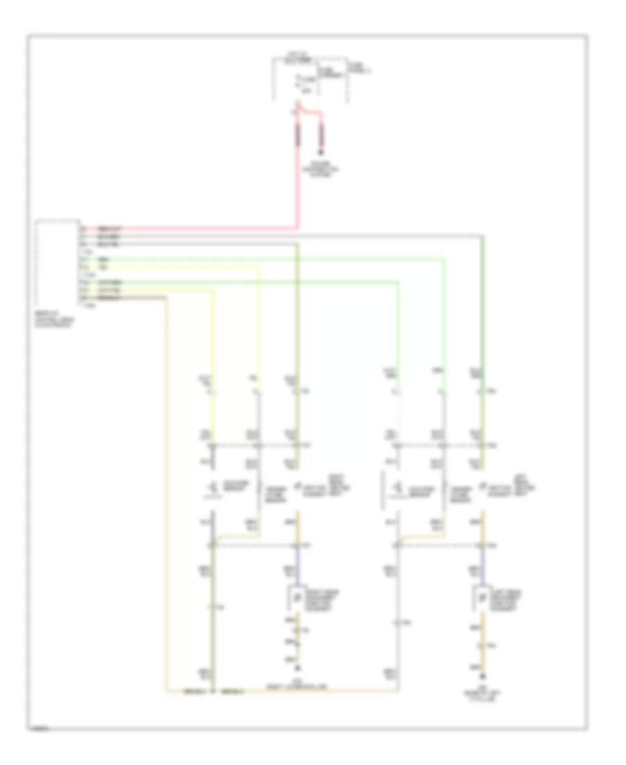 Rear Heated Seats Wiring Diagram with Rear Climatronic for Audi Q7 Prestige 2013