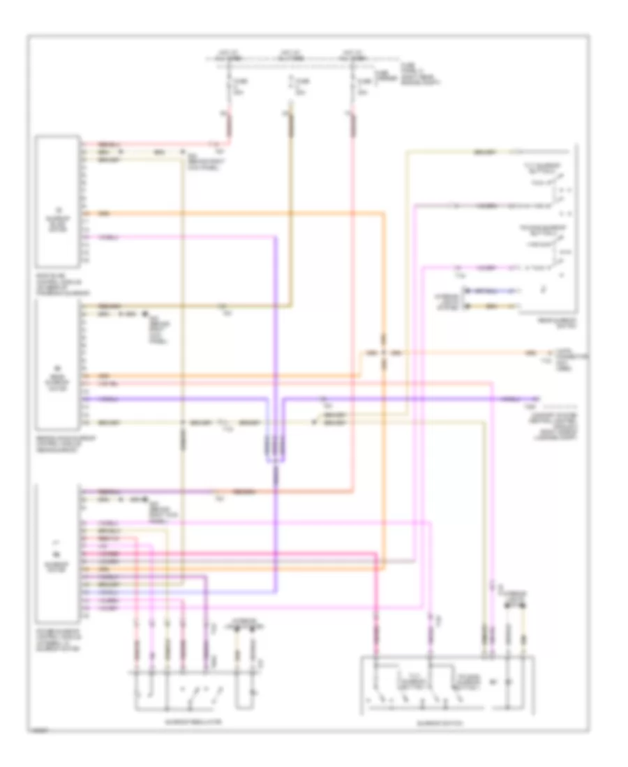 Power Top Sunroof Wiring Diagram for Audi Q7 Prestige 2013