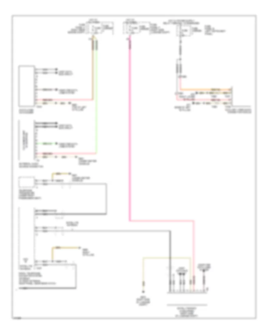 Radio Wiring Diagram Basic 2 of 2 for Audi Q7 Prestige 2013