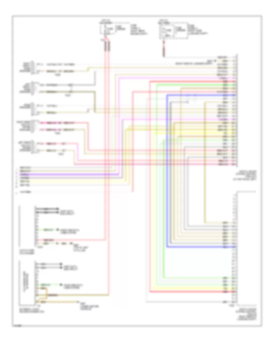 Radio Wiring Diagram DSP Radio with Bang  Olufsen 2 of 3 for Audi Q7 Prestige 2013