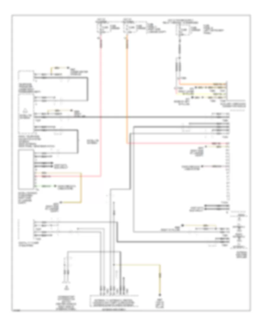 Radio Wiring Diagram DSP Radio with Bang  Olufsen 3 of 3 for Audi Q7 Prestige 2013