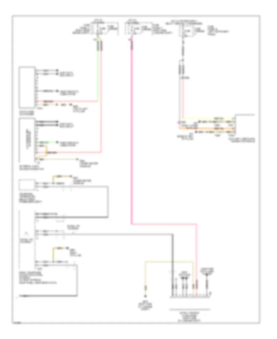 Radio Wiring Diagram Standard 2 of 2 for Audi Q7 Prestige 2013