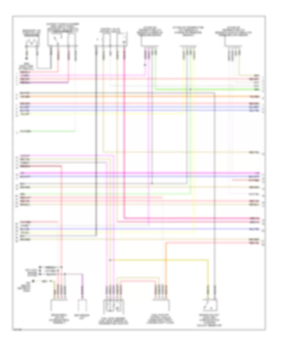 3.0L, Engine Performance Wiring Diagram (4 of 6) for Audi A6 Quattro 2009