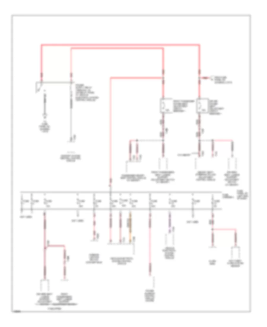 Power Distribution Wiring Diagram 8 of 9 for Audi S5 Prestige 2014