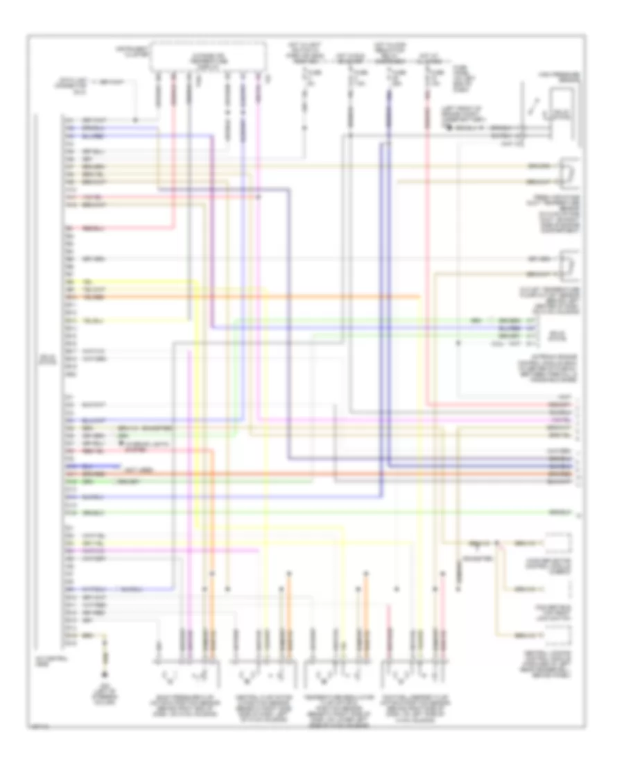 Automatic A C Wiring Diagram 1 of 2 for Audi TT 2005