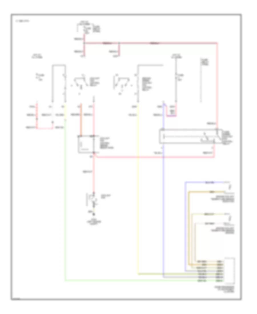 Cooling Fan Wiring Diagram for Audi V8 Quattro 1992