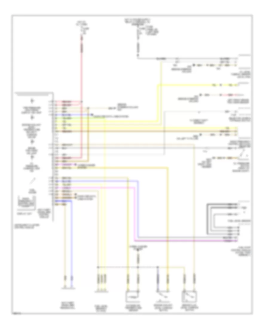 Instrument Cluster Wiring Diagram for Audi TT 2011