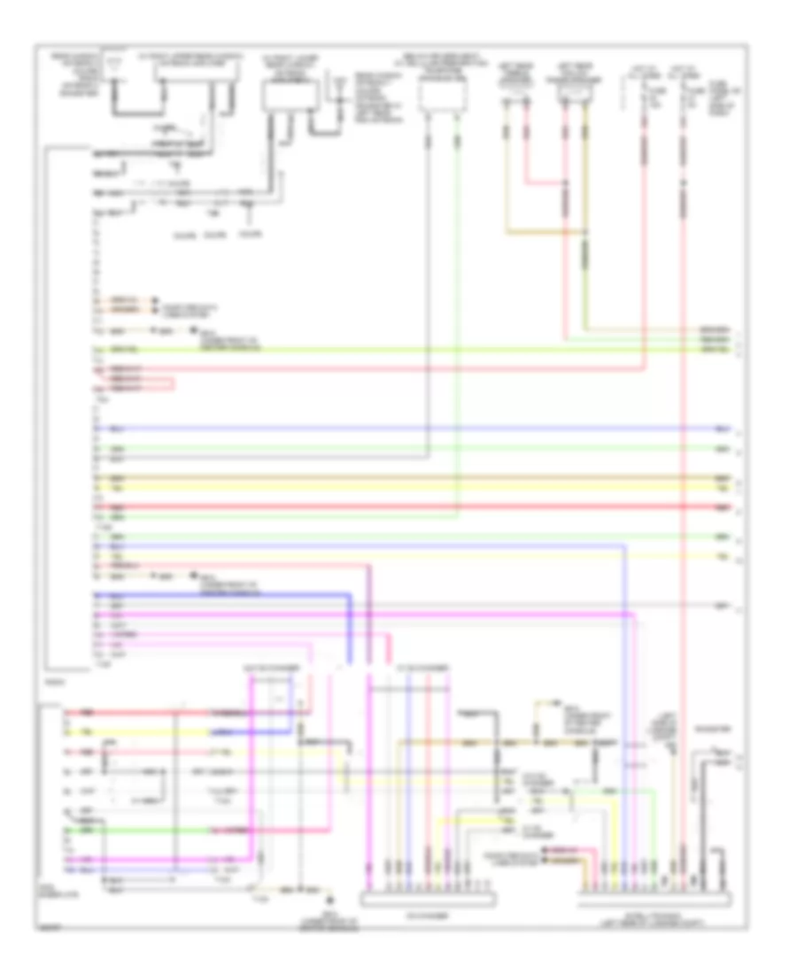 Radio Wiring Diagram with Bose 1 of 2 for Audi TT 2011