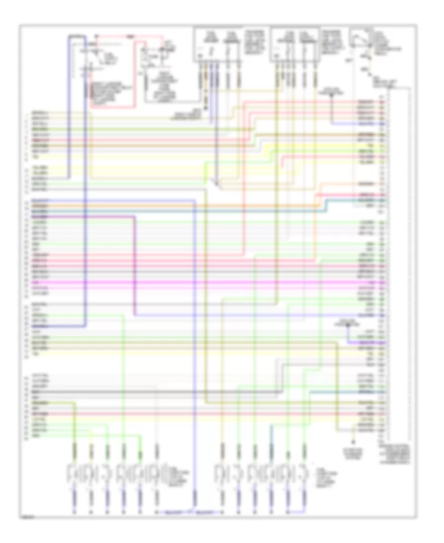 6.0L, Engine Performance Wiring Diagram (7 of 7) for Audi A8 L Quattro 2009
