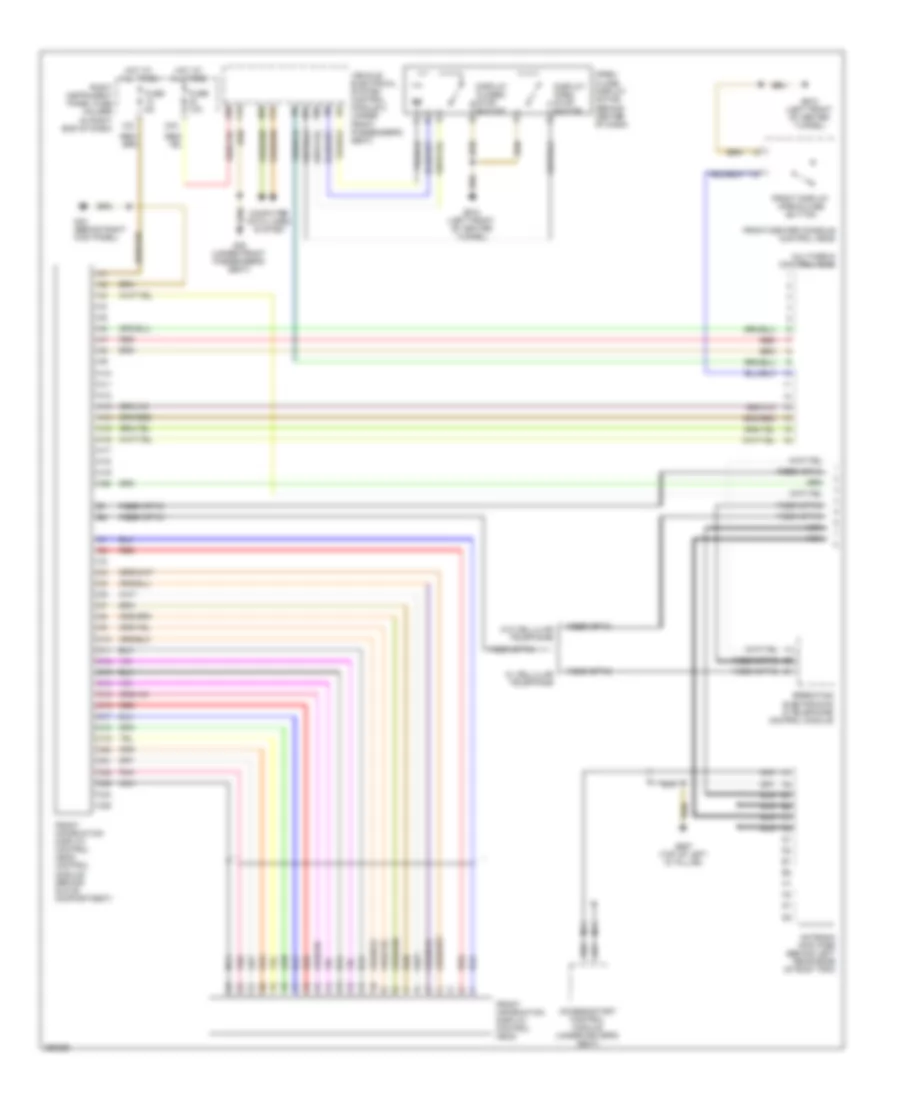 Multimedia Interface Wiring Diagram, Premium Radio (1 of 5) for Audi A8 L Quattro 2009