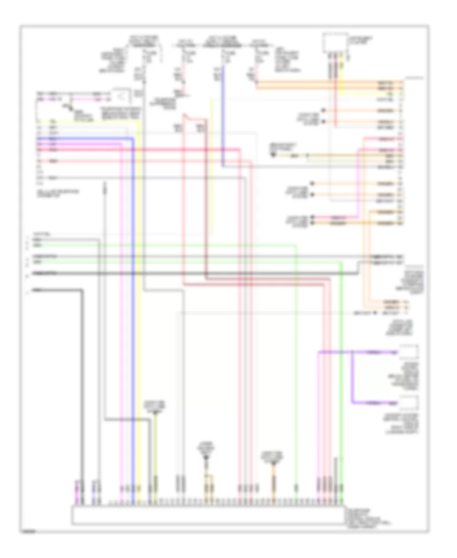 Multimedia Interface Wiring Diagram, Premium Radio (5 of 5) for Audi A8 L Quattro 2009