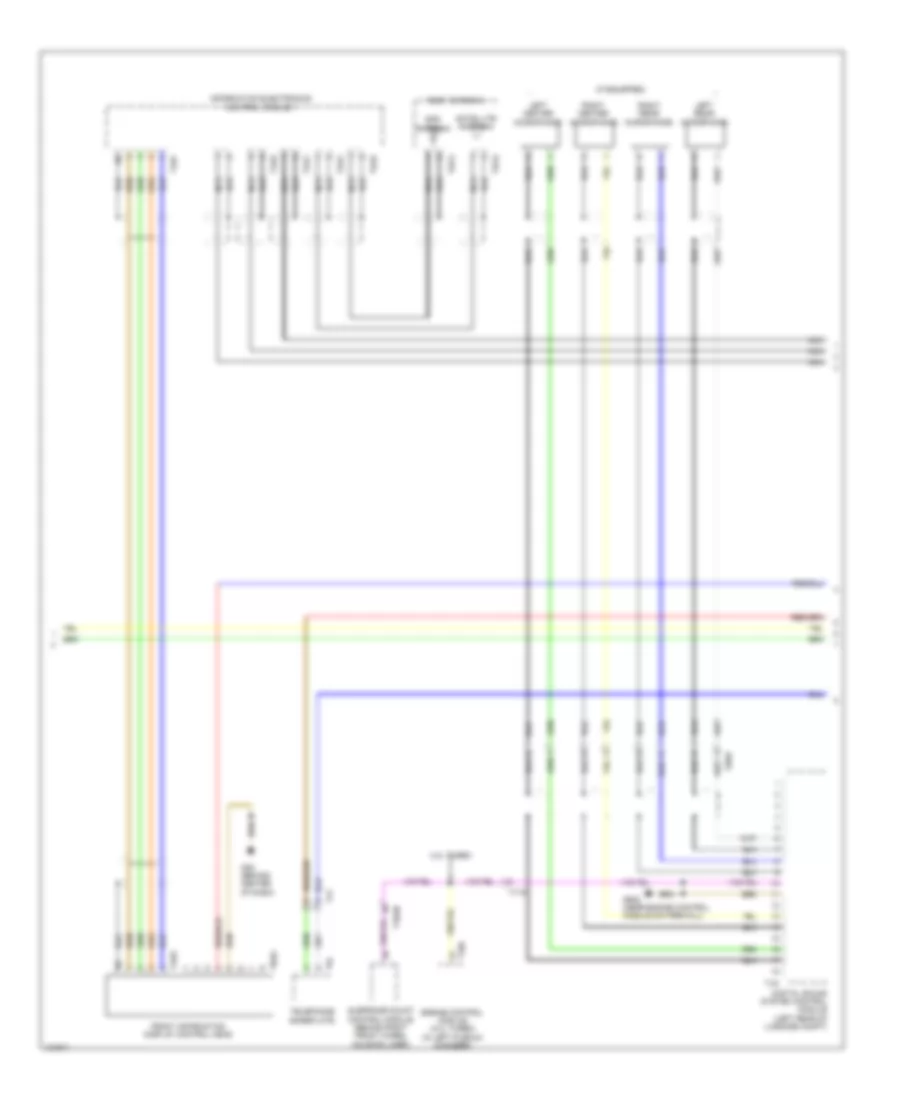 Radio Wiring Diagram, Bose (3 of 4) for Audi S6 2014