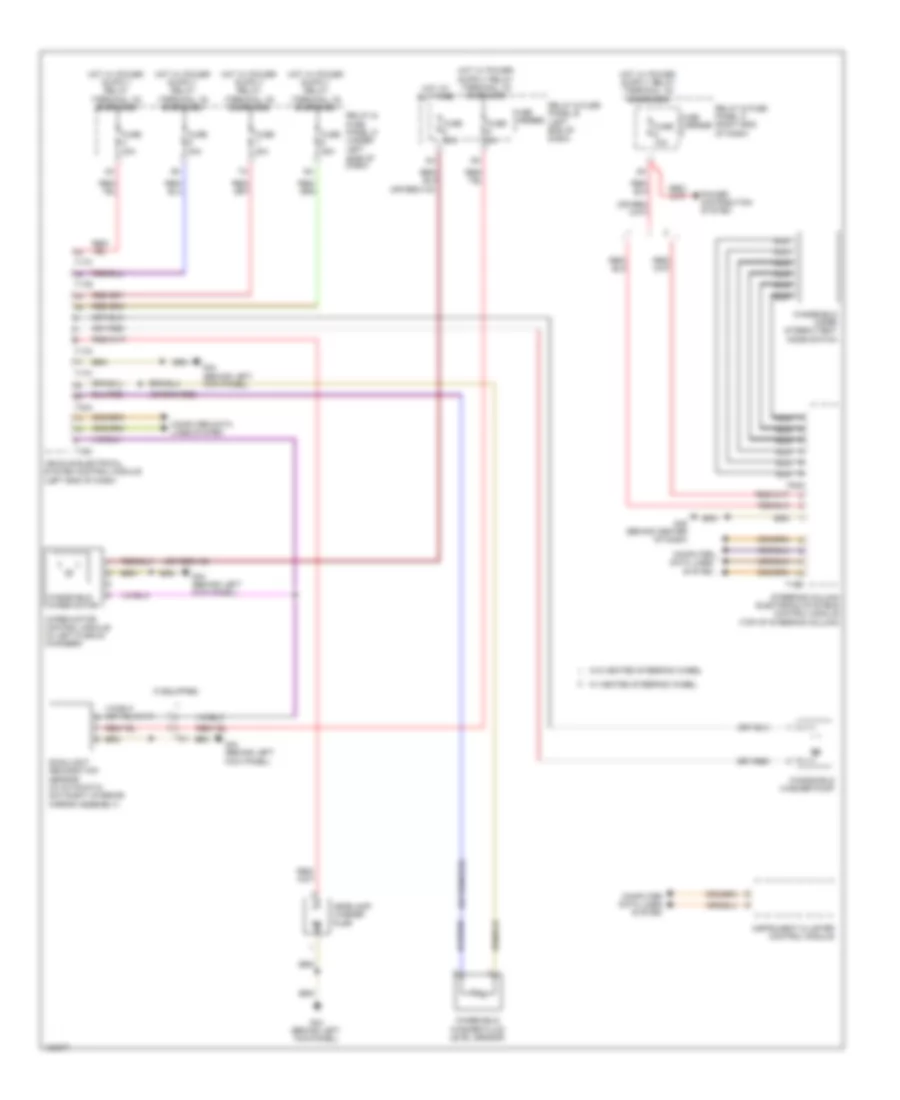 Wiper Washer Wiring Diagram for Audi S6 2014