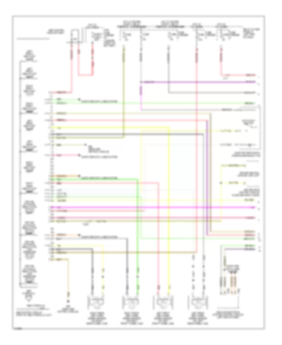 Anti lock Brakes Wiring Diagram 1 of 2 for Audi S6 2014