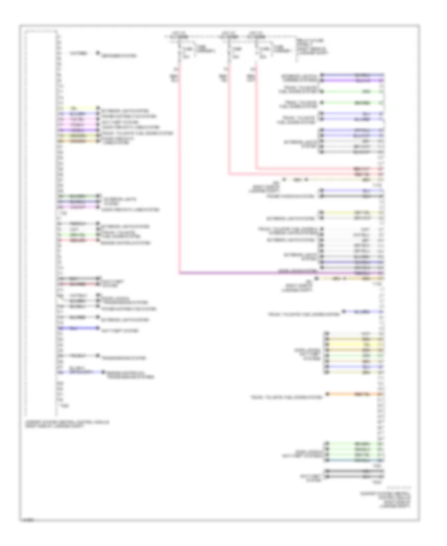 Comfort System Central Control Module Wiring Diagram for Audi S6 2014