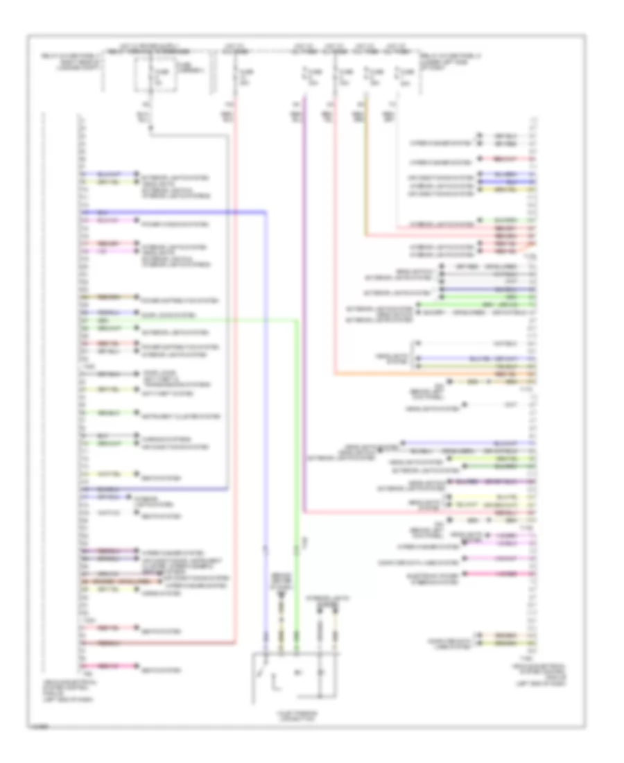 Vehicle Electrical System Control Module Wiring Diagram for Audi S6 2014