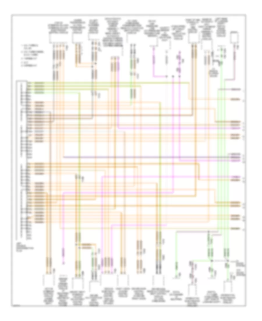 Computer Data Lines Wiring Diagram 1 of 4 for Audi S6 2014