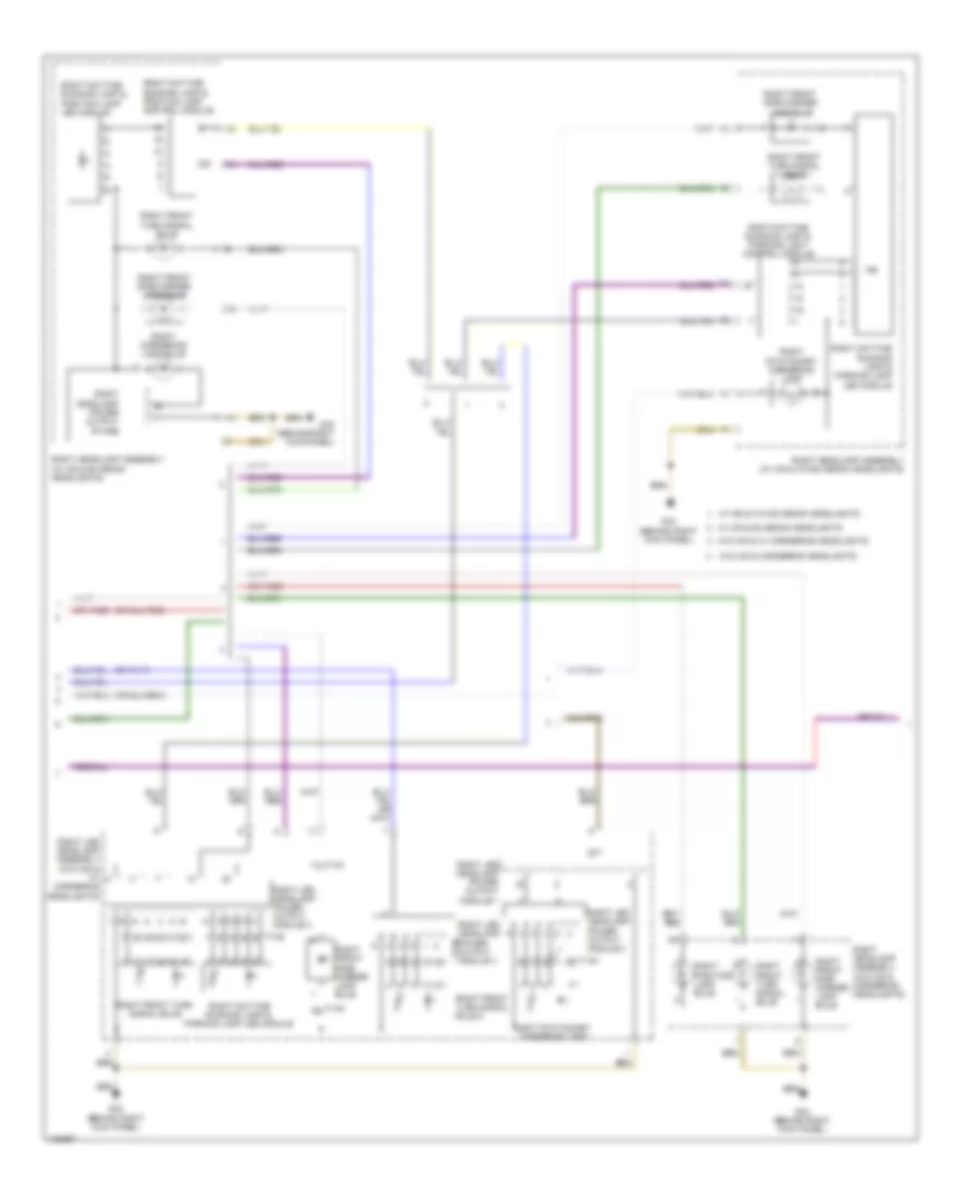 Exterior Lamps Wiring Diagram 3 of 5 for Audi S6 2014