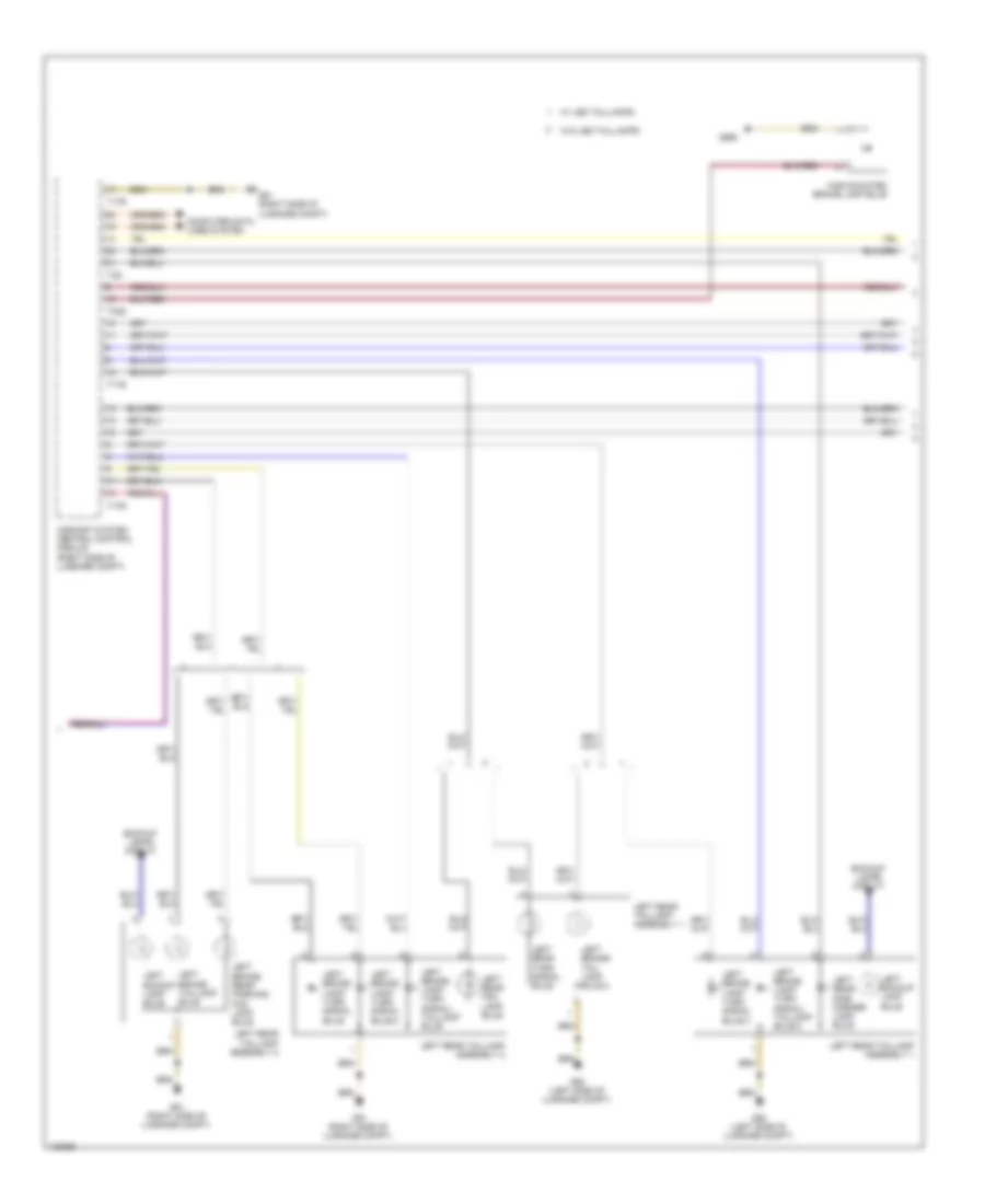 Exterior Lamps Wiring Diagram 4 of 5 for Audi S6 2014